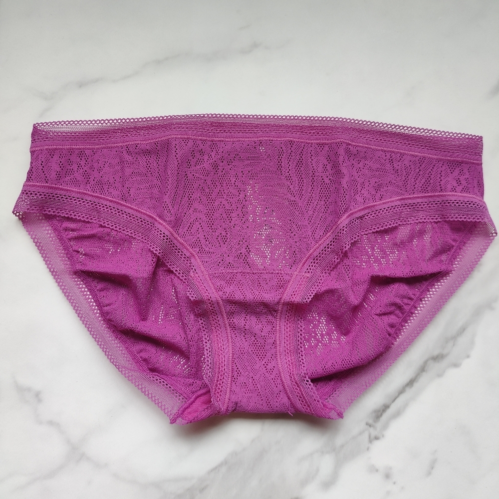 NWT SOMA STRETCH LACE HIPSTER PANTY IN ORCHID DAZE SIZE SMALL